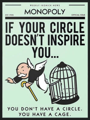 Monopoly - Cage Circle Poster