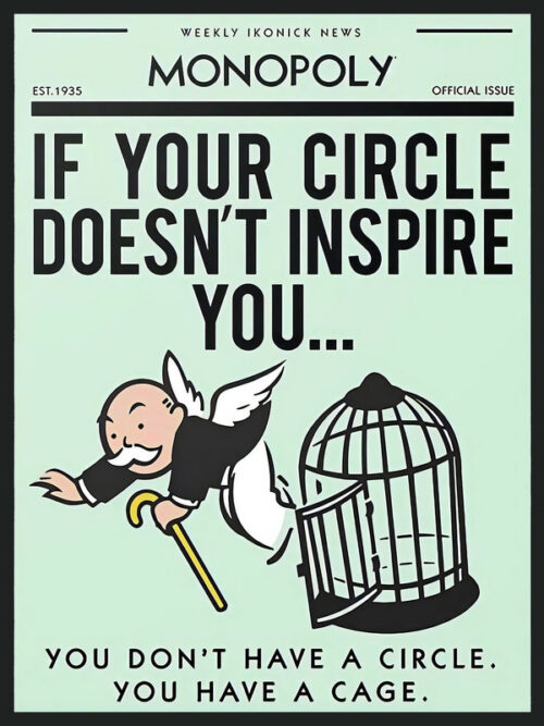Monopoly - Cage Circle Poster