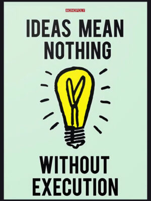 Monopoly - Ideas mean nothing Poster