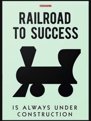 Monopoly - Railroad to Success Poster