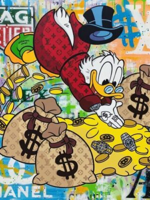 Monopoly Rich Scrooge McDuck Poster