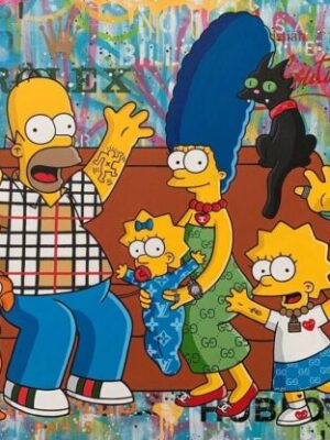 Monopoly Rich the Simpsons family Poster