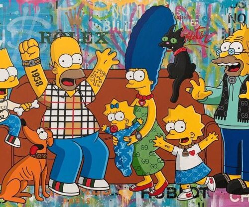 Monopoly Rich the Simpsons family Poster