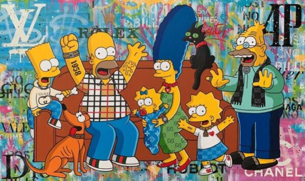 Monopoly Rich the Simpsons family Poster