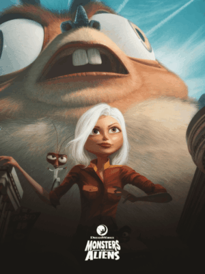 Monsters vs Aliens (2009) Poster