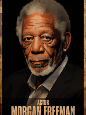 Morgan Freeman Acting Poster