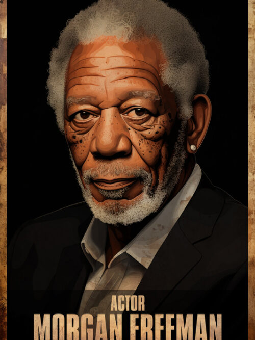 Morgan Freeman Acting Poster