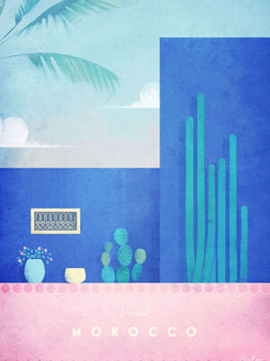 Morocco Minimalist Travel Poster