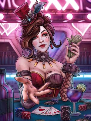 Moxxi's Bar Borderland Gaming Poster