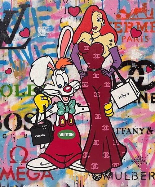 Mr And Mrs Rabbit Poster
