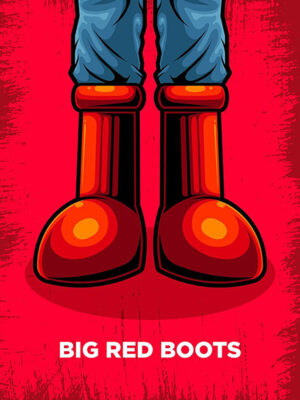 MSCHF big red boot Poster