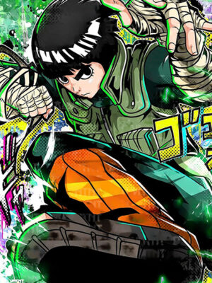 Naruto Rock Lee martial artist Anime Comic Poster