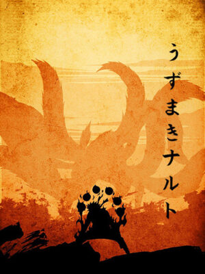 Naruto Shippuden Minimalist anime Poster