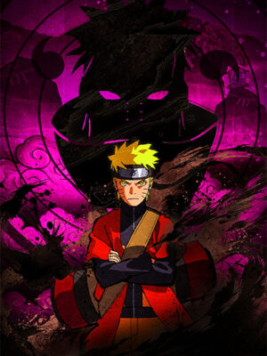 Naruto vs Pain Minimal Poster