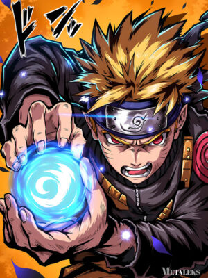 NarutoUzumaki Rasengan Anime & manga Poster