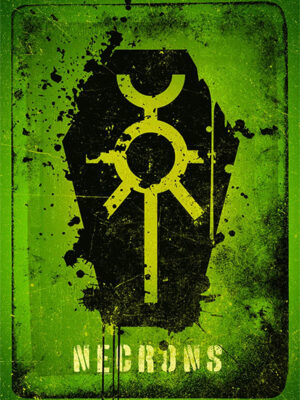 Necrons Emblem Warhammer Gaming Poster