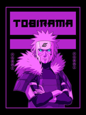 Neon Tobirama Senju Shippuden Naruto Poster