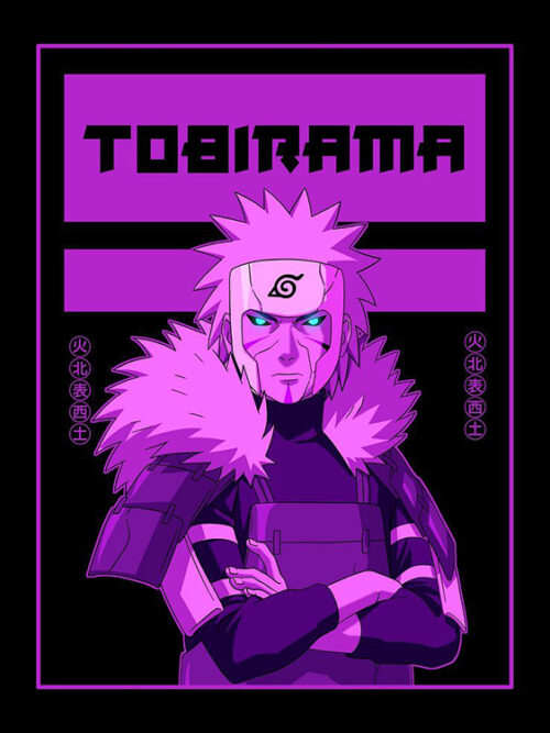 Neon Tobirama Senju Shippuden Naruto Poster