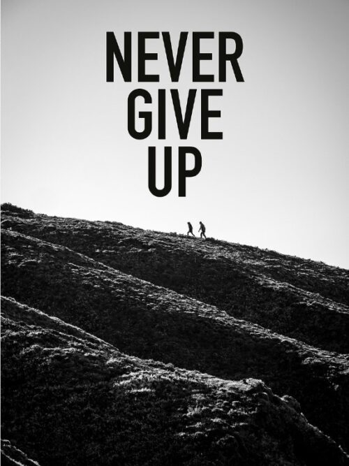 Never Give Up Poster