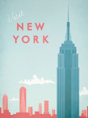 New York United States of America Minimalist Travel Poster