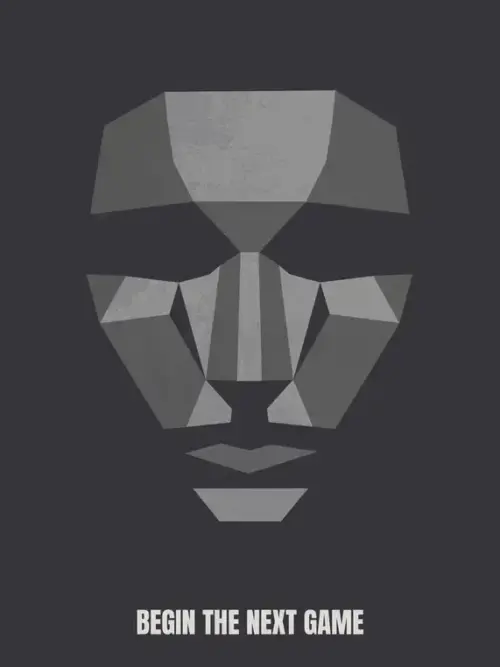 Next Game Minimal Squid Game Poster