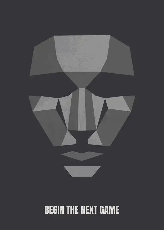 Next Game Minimal Squid Game Poster