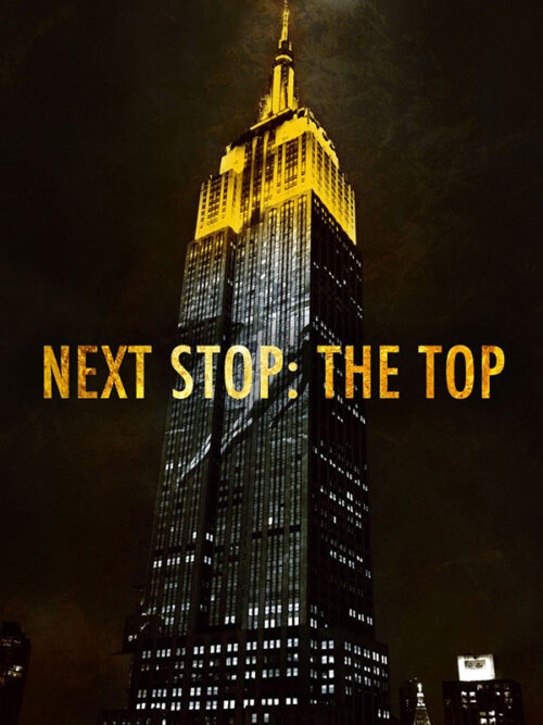 Next Stop to the top motivational Poster