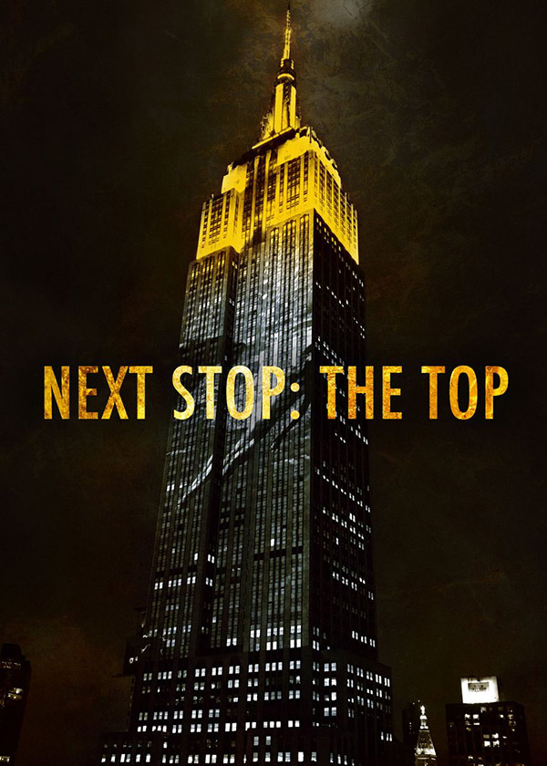 Next Stop to the top motivational Poster