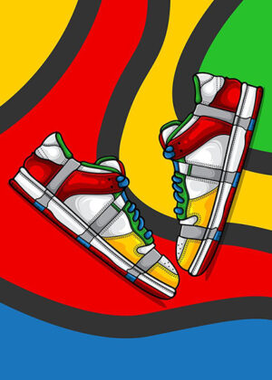 Nike SB Dunk Low Sandy Bodecker Sneaker Poster