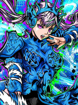 Noelle Saint Valkyrie Armor Black Clover Anime Comic Poster