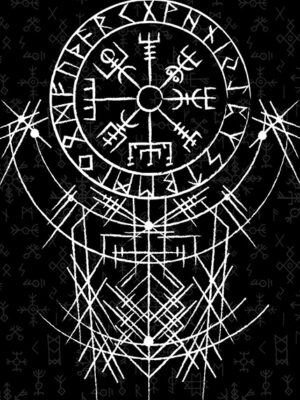 Norse Vegvisir Poster Poster