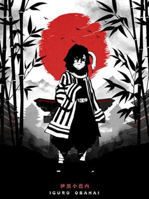Obanai Demon-Slayer anime Poster