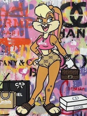 One Happy Bunny Poster