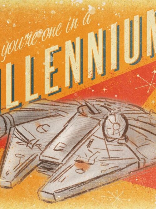 One in a Millennium Dad Star Wars Poster