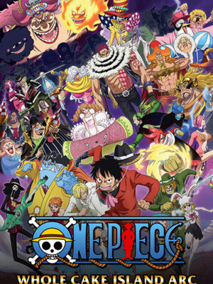 One Piece Big mama Whole cake island saga Poster