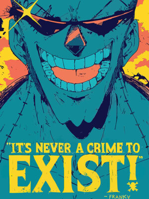 One Piece Franky the Robot Poster