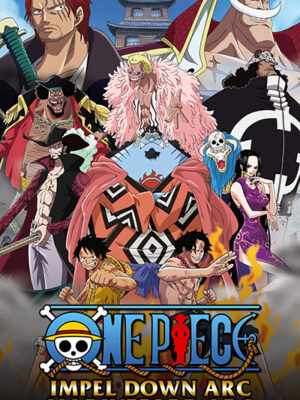 One Piece Impel down and Marineford arc Poster
