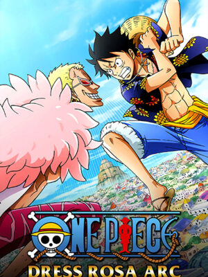 One Piece Luffy fights Doflamingo saga Poster