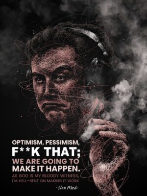 Optimism Pessimism Fck Poster