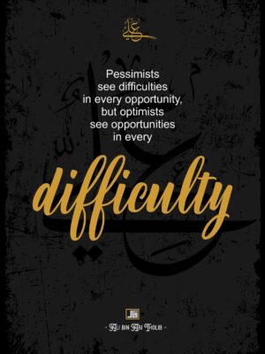 Optimists Mindset Poster