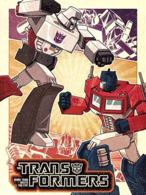 Optimus Megatron Fight Transformers Poster