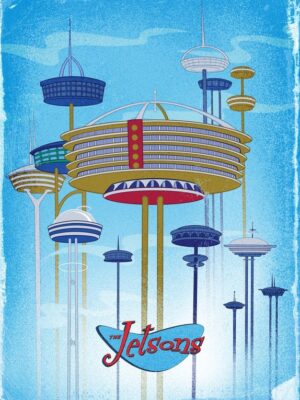 Orbit City The Jetsons Poster