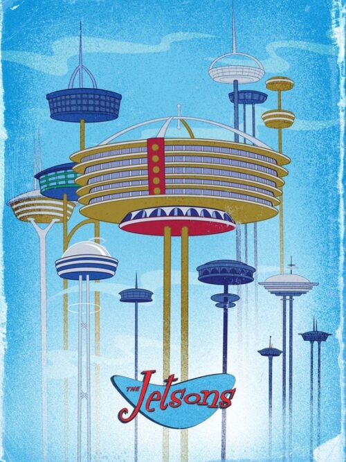 Orbit City The Jetsons Poster
