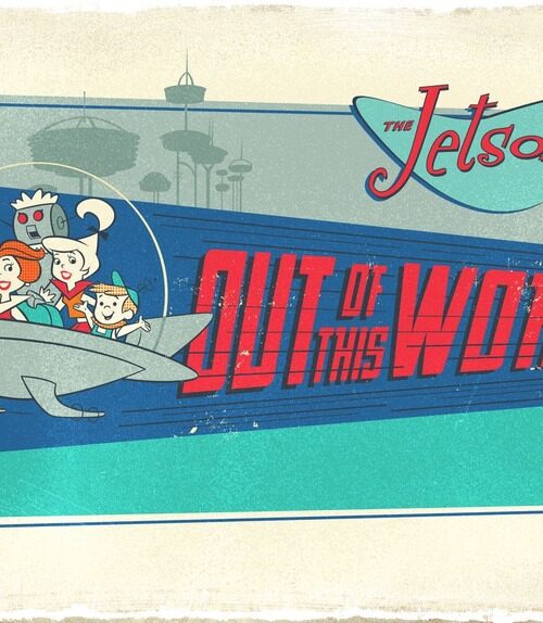 Out Of This World The Jetsons family Poster