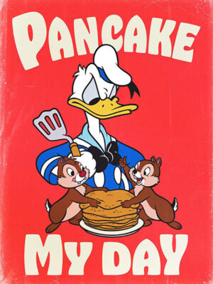 Pancake My Day Donald Poster