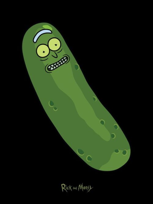 Pickle Rick and Morty Poster