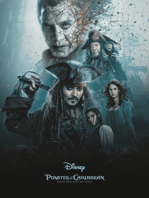 Pirates Of The Caribbean Dead Men Tell No Tales 2017 Movie Poster