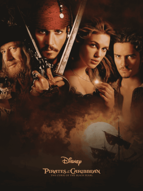 Pirates Of The Caribbean The Curse Of The Black Pearl 2003 Movie Poster