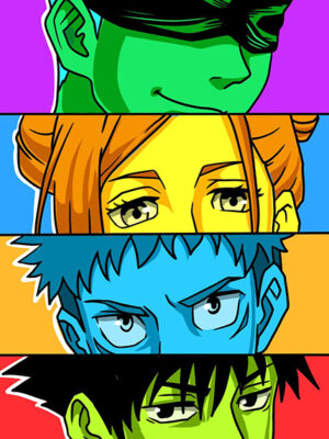 Pop art Jujutsu Kaisen Poster