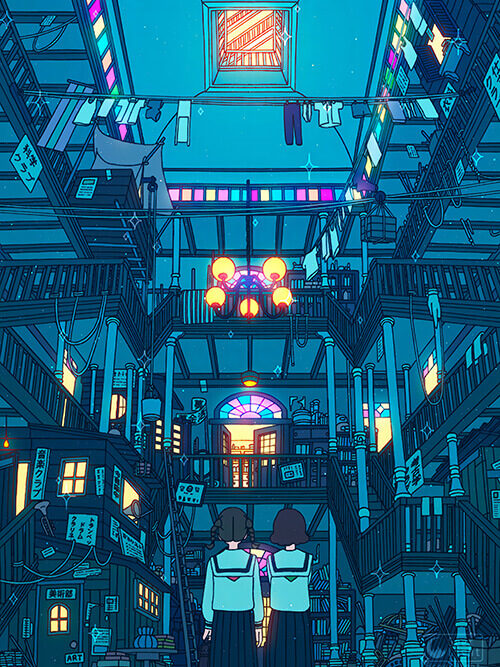 Poppy Hill Pop Pastel Poster